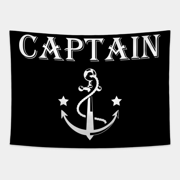 Nautical Captain Tapestry by KC Happy Shop