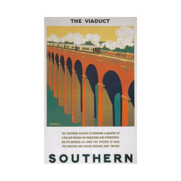 Southern Railways - Vintage Railway Travel Poster - 1925 by BASlade93