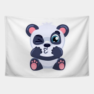 Panda baby so cute Tapestry