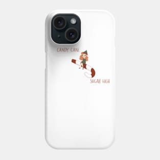 Candy Cane Holiday Inspired Design Phone Case