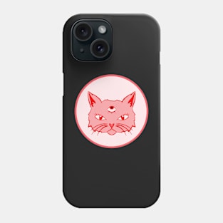 Third eye cat Phone Case