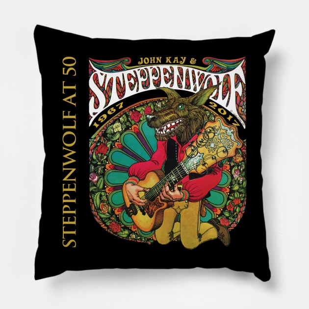 Steppenwolf band Concert Pillow by chancgrantc@gmail.com