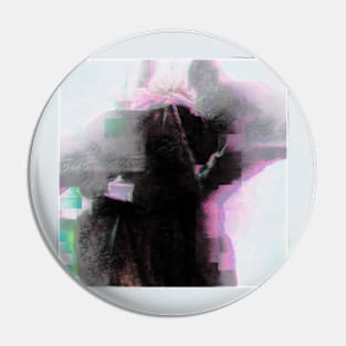 ANGEL - Abstract Glitch Art Pin