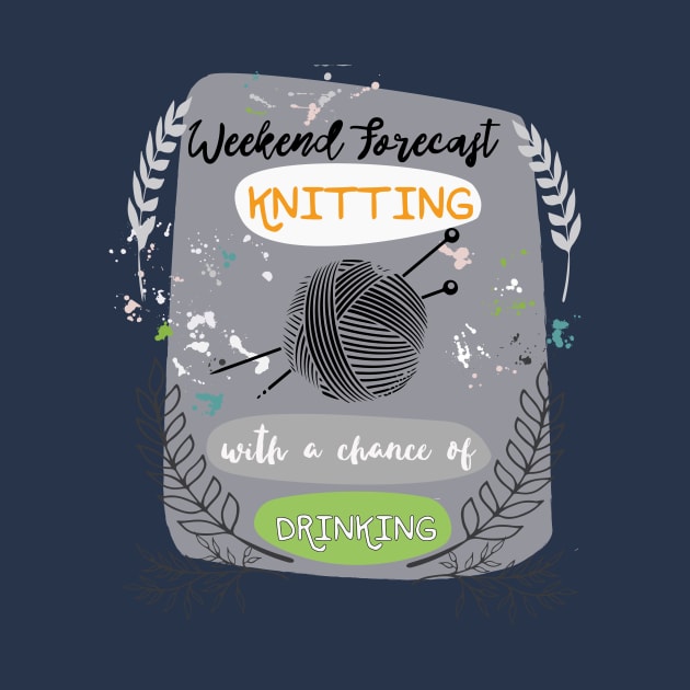 Weekend Forecast - Knitting by papillon