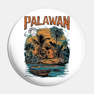 Palawan Island Philippines Pin