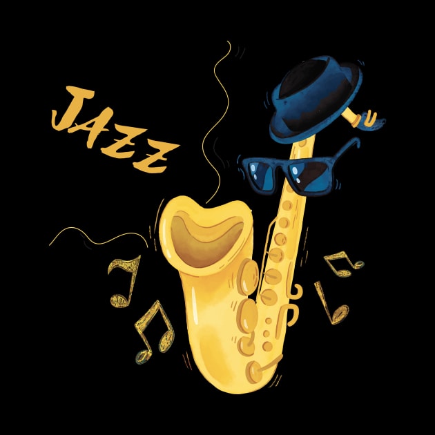 Jazz and Saxophone by Imou designs