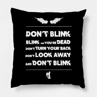 Blink! (White) Pillow