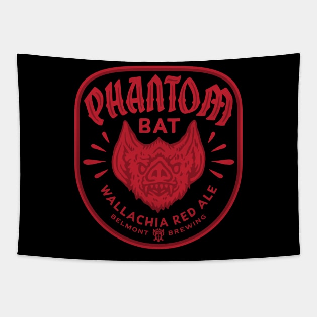 Phantom Bat Red Ale Tapestry by Pufahl