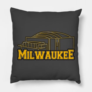 Milwaukee Arena Outline Pillow