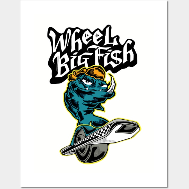 Reel Big Fish on a Onewheel - Wheel Big Fish - Posters and Art