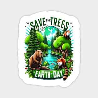 Arbor Anthem Earth Day Tee Magnet