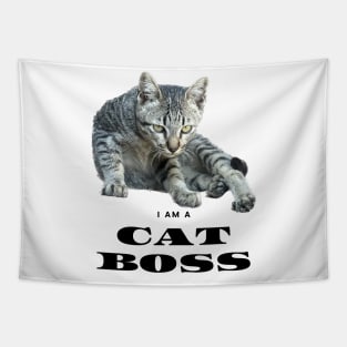 I am a cat boss Tapestry