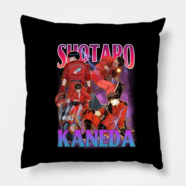 Bootleg Anime Akira Shotaro Kaneda The Capsules Pillow by clvndesign