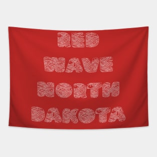 Red Wave North Dakota Tapestry