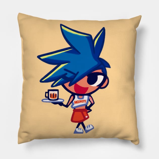 Hooters Galo Pillow by OkiComa