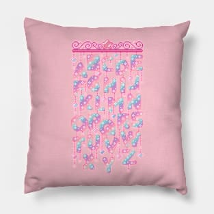 Alphabet Mobile Pixel Art Pillow