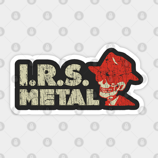I.R.S. Metal 1988 - Record Label - Sticker | TeePublic