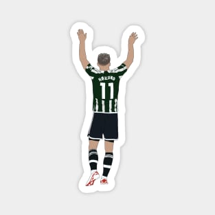 Rasmus Højlund Hojlund United Minimalist Magnet