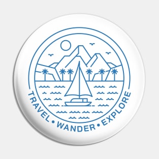 Travel Wander Explore 3 Pin