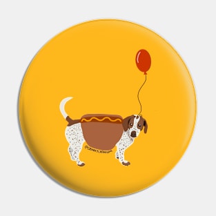 Hot Dog Party Pin