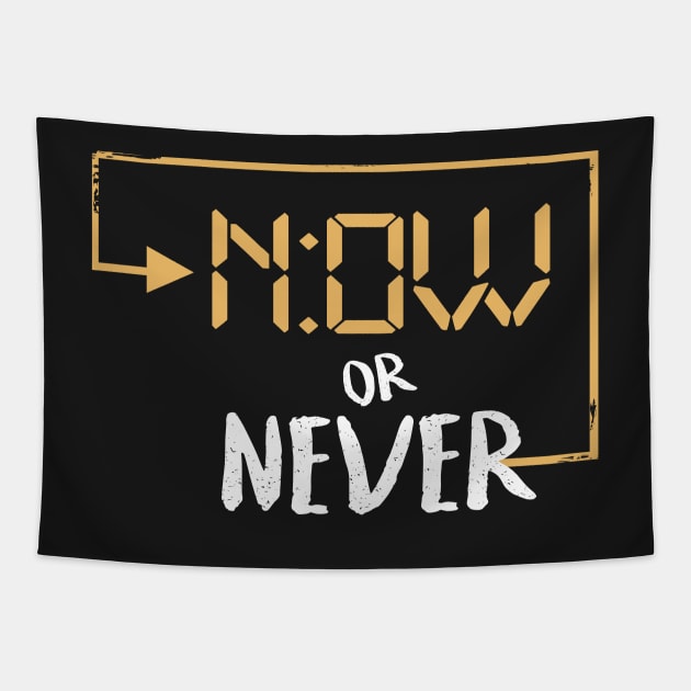 Now or never Tapestry by TEEPHILIC