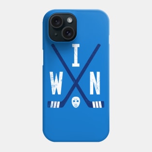 WIN Retro Sticks - Light Blue Phone Case