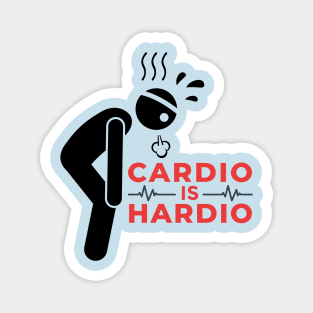 Cardio is Hardio 2 Magnet