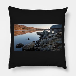 Loch Muick Boathouse Pillow