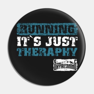 Motivational Skyrunning Trail Running quote, Running it s just therapy Pin