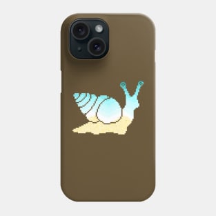 Modern Pixel Ocean Sea Snail Phone Case