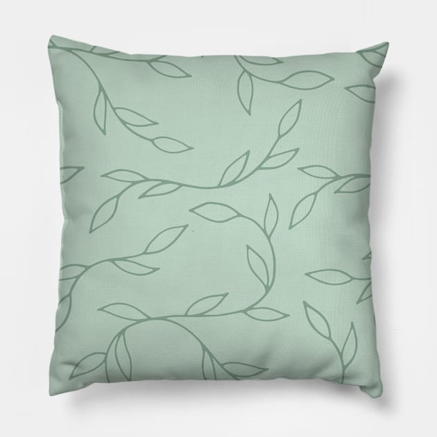 Cute Lovely Floral Pattern Pillow by Pattern Lab 