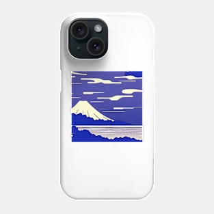 A pleasant moment in front of Mt. Fuji Phone Case