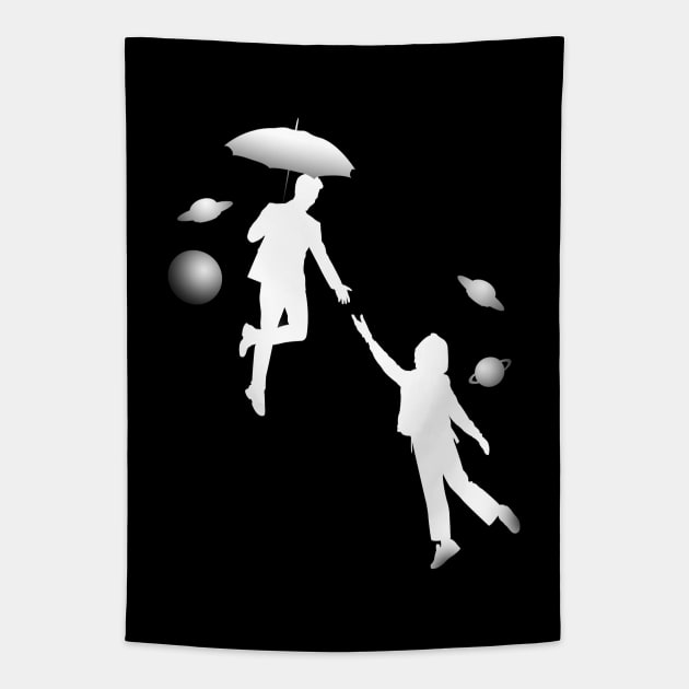 My Girlfriend is an Alien: Chai Xiao Qi & Fang Leng Tapestry by firlachiel