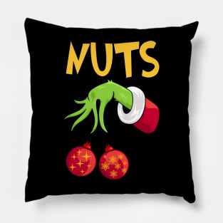 Chest Nuts Matching Chestnuts Funny Christmas Couples Nuts Pillow