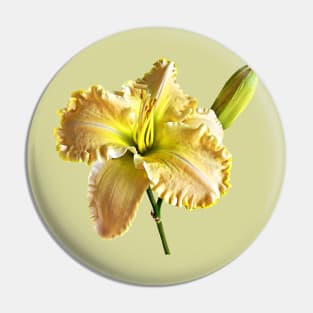 Yellow Day Lily Pin