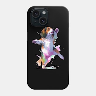 Happy Beagle Dog Dance Competition Phone Case