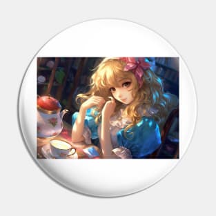 Alice no tea time Pin