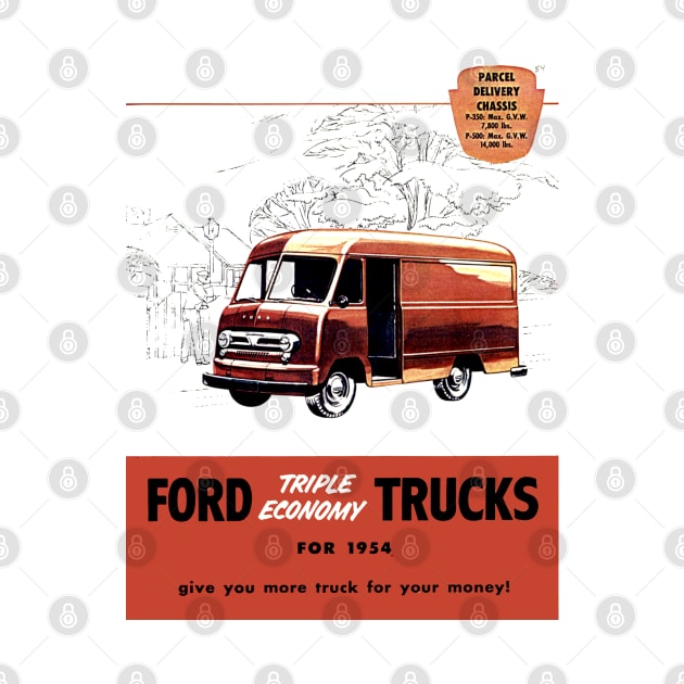 1954 FORD PARCEL VAN - brochure by Throwback Motors