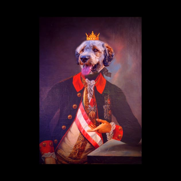Funny Dog portrait in Renaissance Victorian Style by CONCEPTDVS