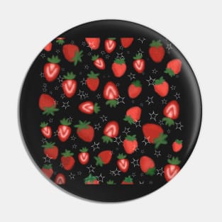 strawberry pattern my beloved Pin