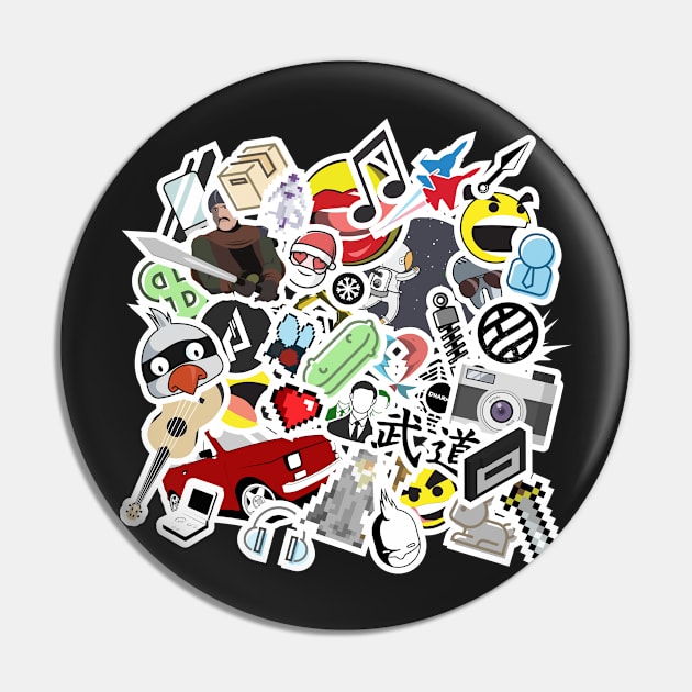 Sticker Bomb Pin by Sakagami