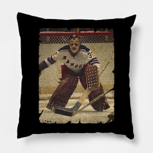 Gilles Villemure - New York Rangers, 1963 Pillow