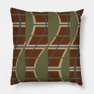 Dancing Fall Plaid Pillow