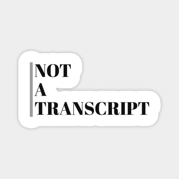 Not a transcript - Trump Impeachment Magnet by purpledog