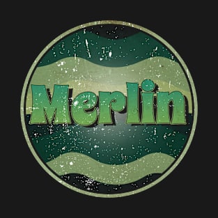 Great Merlin Gift Design Proud Name Birthday 70s 80s 90s T-Shirt