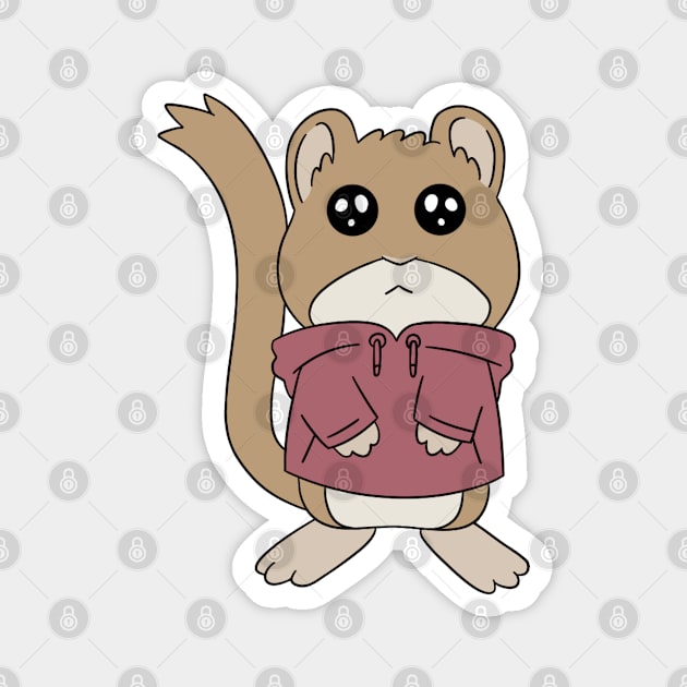 Snickerdoodle Hoodie Magnet by Firestorm Fox