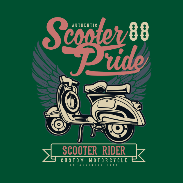 Scooter Pride by lionkingdesign