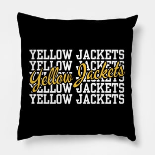 Yellow Jackets Pillow