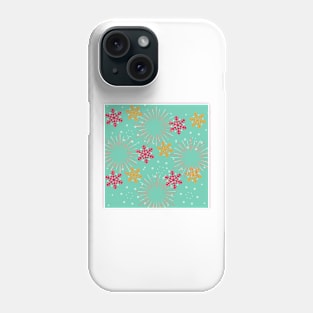 Christmas snow flakes Phone Case