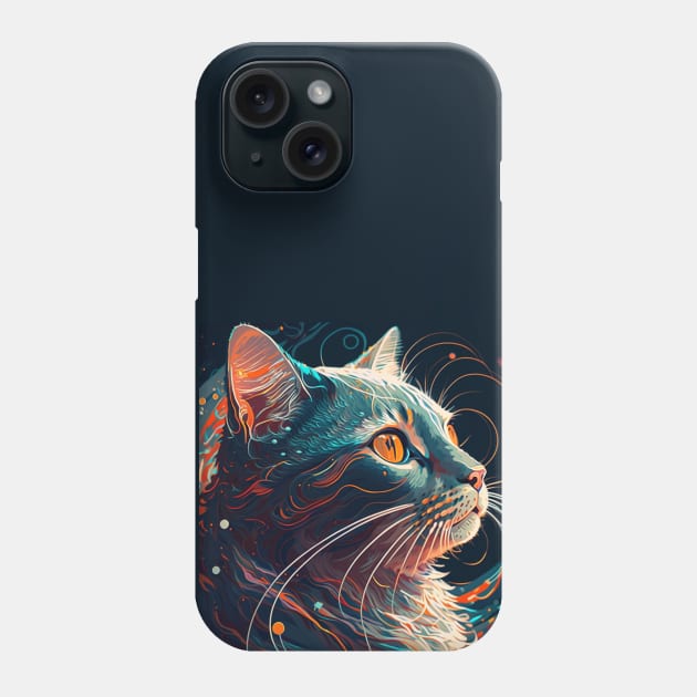 Anime Cat Phone Case by Star Scrunch